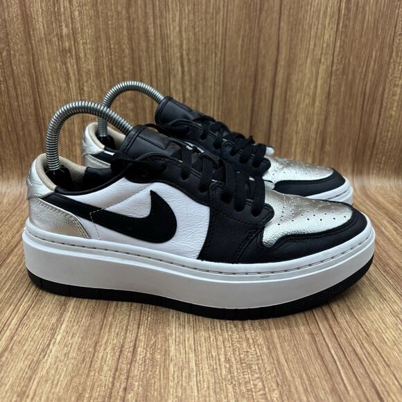 Nike Shoes - Nike Air Jordan 1 Elevate Low SE Shoe Metallic Silver Toe DQ8561-001 Womens 8.5